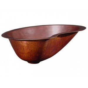 Cannes Copper Sink With Drain