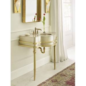 Quintana Handcrafted Vanity, 32 x 22 in, Satin Bra...