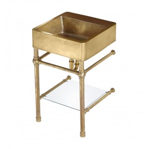 Zacatecas Handcrafted Vanity, 20 x 20 in, Hammered...