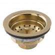 3.5" Basket Strainer - Antique Satin Gold 3.5" Basket Strainer - Antique Satin Gold