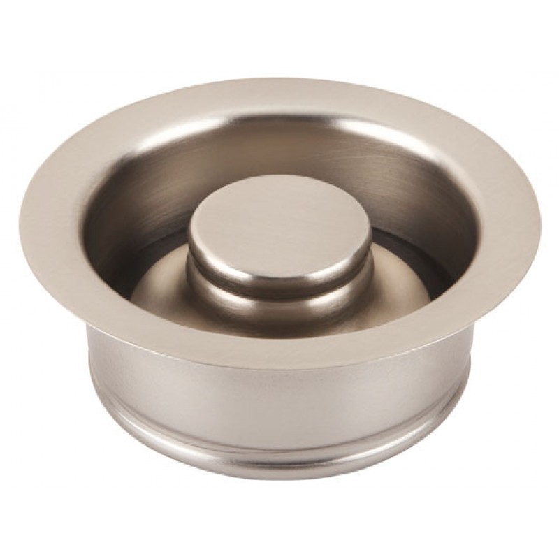 3.5" Disposal Flange and Stopper - Brushed Nickel