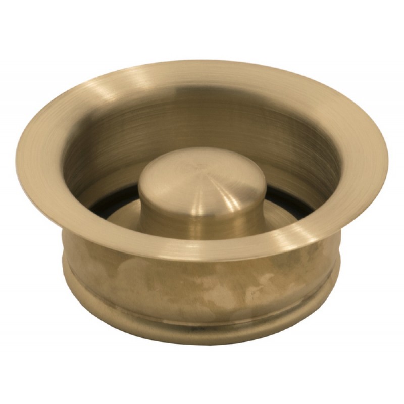 3.5" Disposal Flange and Stopper - Brass