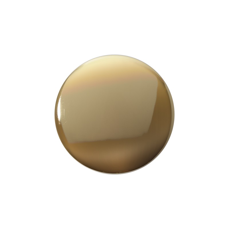 Soft Touch Pop Up Drain in Antique Satin Gold for Copper and Other Metal Sinks