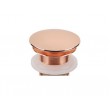 Polished Copper Soft Touch Pop-Up Drain For Copper Sink