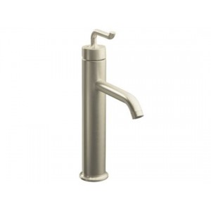 Purist Vessel Faucet - Sculpted Handle - Brushed N...