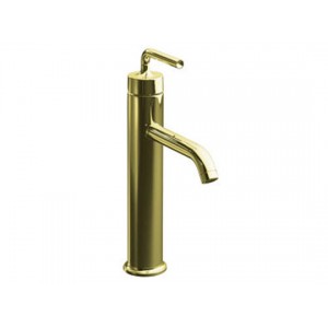 Purist Vessel Faucet - Sculpted Handle - French Go...