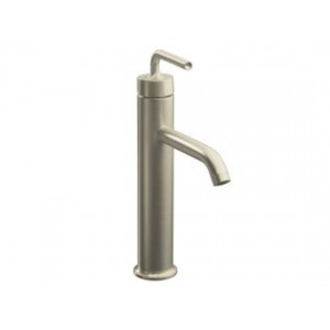 Purist Vessel Faucet - Sculpted Handle - Brushed N...