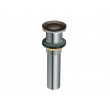 Oil Rubbed Bronze Spring Loaded Push Button Drain (Without Overflow)