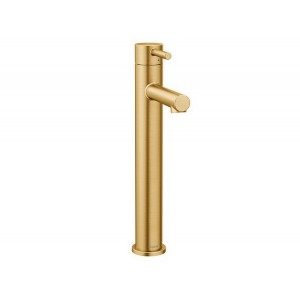 Align Brushed Gold One-Handle High Arc Bathroom Fa...