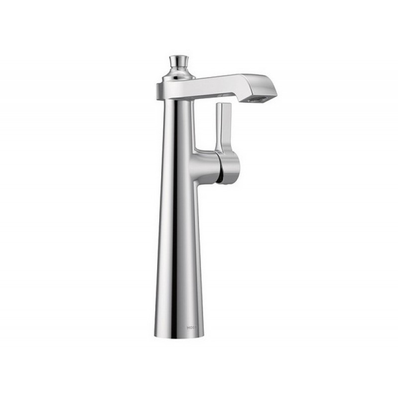 Flara Chrome One-Handle High Arc Bathroom Faucet