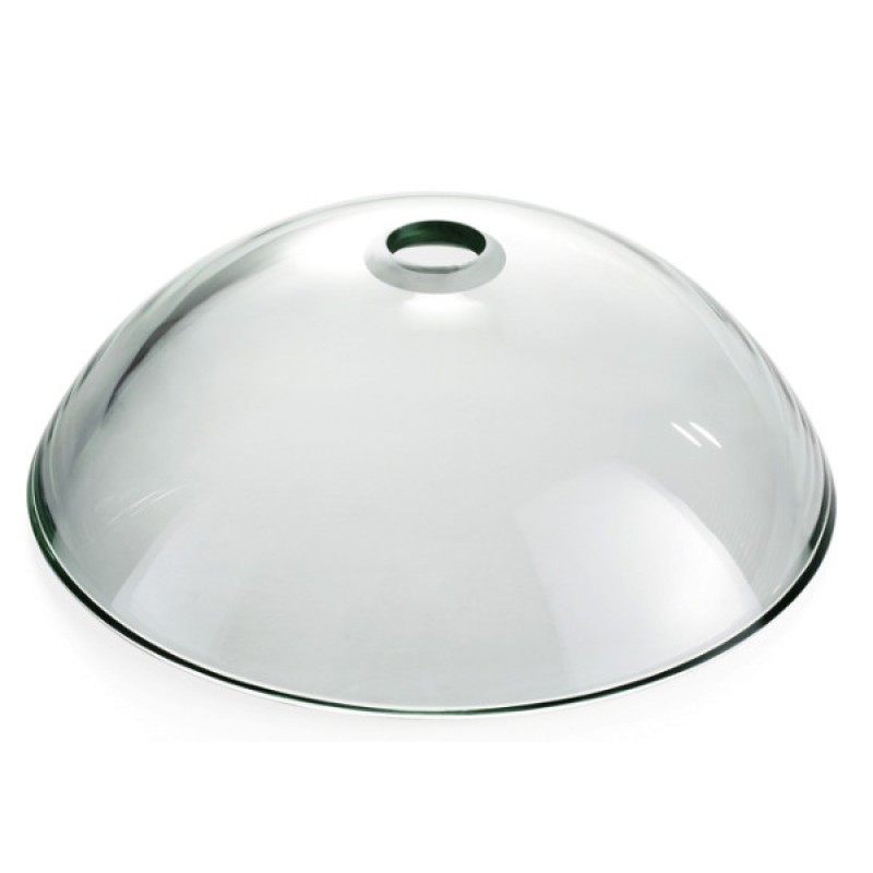 KRAUS 19 mm Thick Glass Vessel Sink in Clear with PU-MR in Chrome