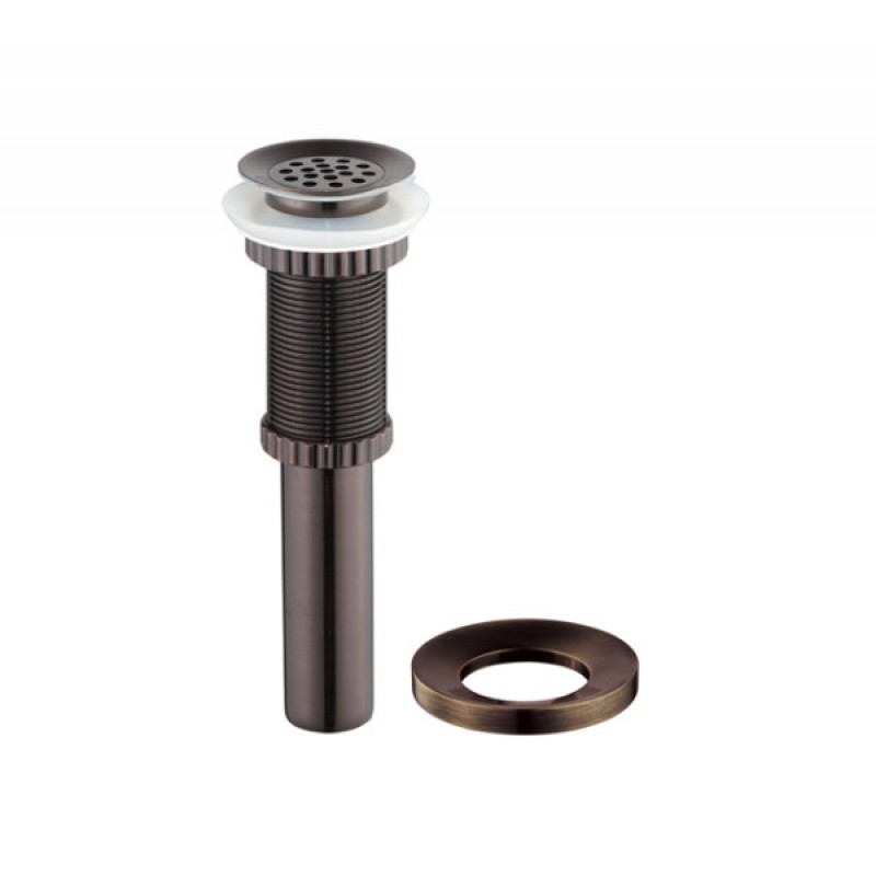 KRAUS Grid Style Drain and Mounting Ring in Oil Rubbed Bronze