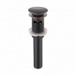 Pop-Up Drain with Overflow in Oil Rubbed Bronze Pop-Up Drain with Overflow in Oil Rubbed Bronze