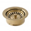 3.5" Disposal Flange and Stopper - Antique Satin Gold 3.5" Disposal Flange and Stopper - Antique Satin Gold
